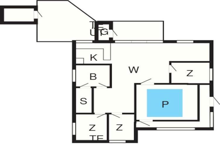 7 Person Holiday Home In Rsted Kare Exteriér fotografie